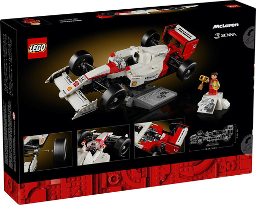 Lego Icons 10330 Mclaren Mp4/4 Y Ayrton Senna 693 Piezas