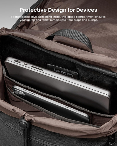 Mochila Tomtoc Flap Laptop 22l Resistente À Água 13-15,6 Bl
