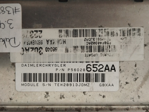 Computadora Ram Dakota Van 2002 Motor 3.9 A4 Ya Programada (Usado)