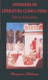 Libro Antologã­a De Literatura Clã¡sica India. Textos Sã¡...