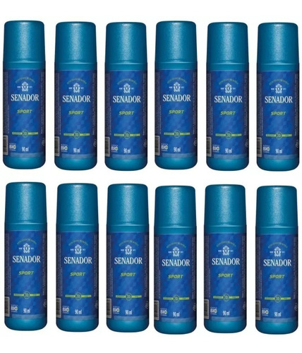 Kit C/12 Desodorantes Senador Sport Spray 90ml ((oferta))