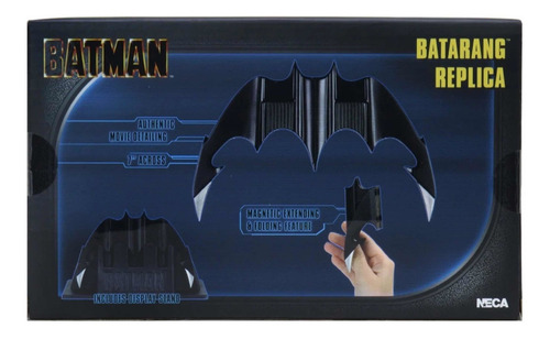 Batarang Replica Con Exhibidor Neca Detalle Auténtico 18cm