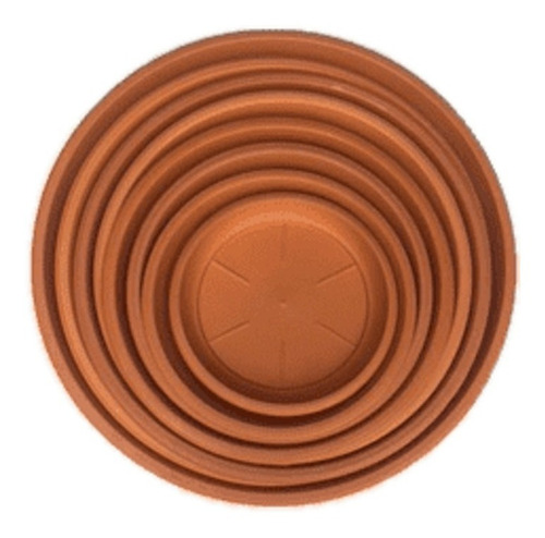 Plato Para Maceta Plástico Terracota 32 Cts.