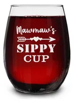 Comprar Copa Para Sorber Mawmaws Copa De Vino Grabada Copa De Vino