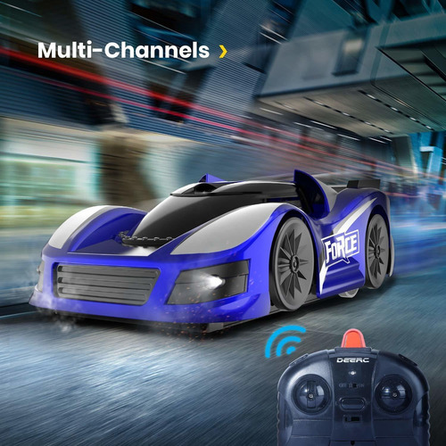 Deerc Rc Coches Para Niños Coche Teledirigido Con El Muro De