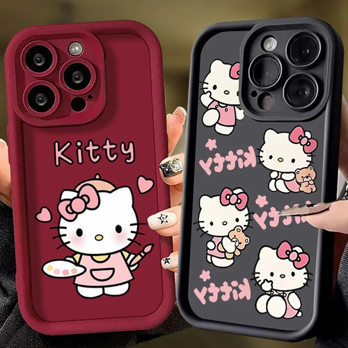 Funda Blanda Sanrio Hello Kitty For iPhone 15 16 13 12 14