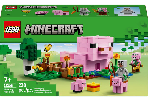 Lego® Minecraft® La Casa-cerdo Bebé 21268; Juguete 238 Casa Cerdo