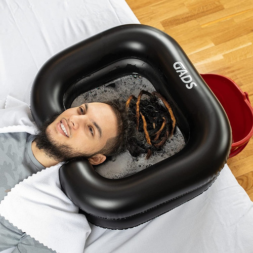 Lavabo Inflable Para Champu Lavado Cabello Estetica Casa Gad