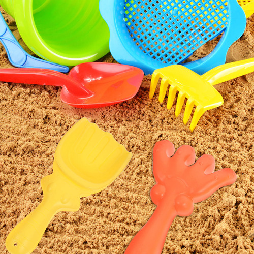 1 Juego De 11 Piezas De Juguetes De Playa Para Niños, Juguet
