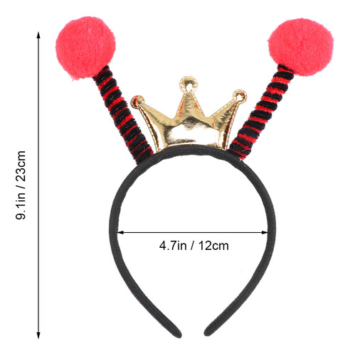 1 Diadema Con Tentáculos Rojos Para El Cabello, Novedoso Cos