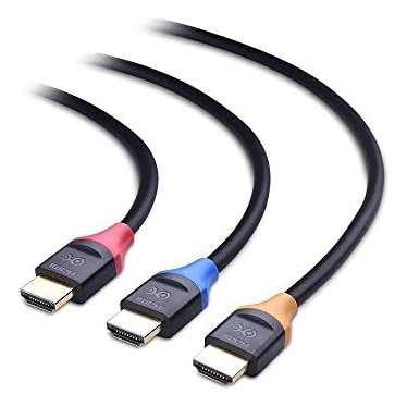 Cable Matters Paquete De 3 Cables Hdmi De Velocidad De 3 Con