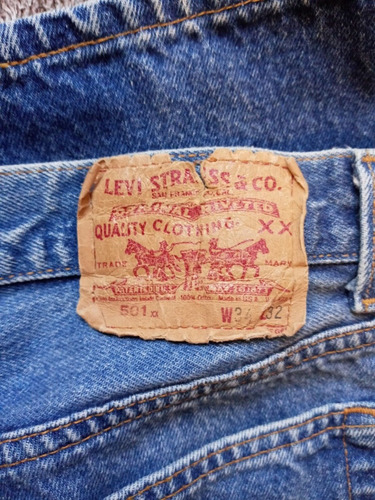 Pantalon Levis 501 Azul  Made In Usa Talla 32-30 Usado 1990