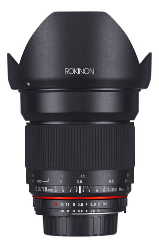 Rokinon 16maf-n Lentes Asfrica, De Gran Angular 16mm F/2.0