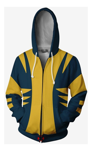 Sudadera Con Capucha Cosplay Deadpool & Wolverine 2024 Nuevo