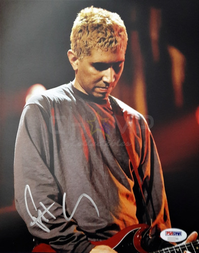 Foto Autografiada Pat Smear Foo Fighters Nirvana Germs Rock