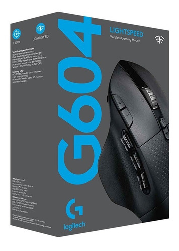 Mouse Gamer Inalambrico Logitech G604 Lightspeed Color Negro