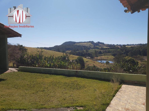 Chácara Com Escritura, Linda Vista, 04 Dormitórios, Piscina, Pomar E Ótimo Bairro À Venda, 2000 M² Por R$ 370.000 - Zona Rural - Pinhalzinho/sp - Ch0498