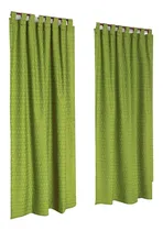 Comprar Cortina Ambiente Living Comedor Pesada Color Liso 2 Paños