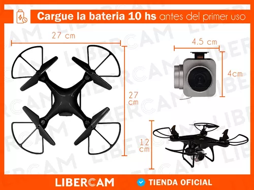 Drone Cuadricoptero Camara Hd Transmite Vivo Celular Bolso - Productos  Integra SRL