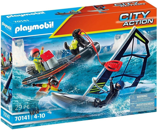 Playmobil Rescate De Agua Con Perro Pmb