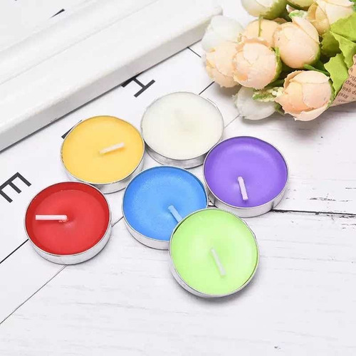 Imagen 7 de 8 de Velas Tea Lights Flotantes Decorativas Colores Aromas 10pzs