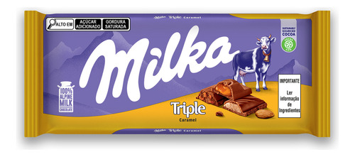 Chocolate Milka Triple Caramel - 90g
