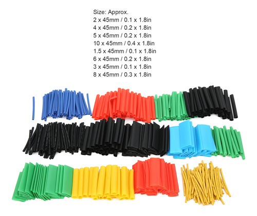 Retractable Tube 530pcs Heat Shrink Insulation Protection