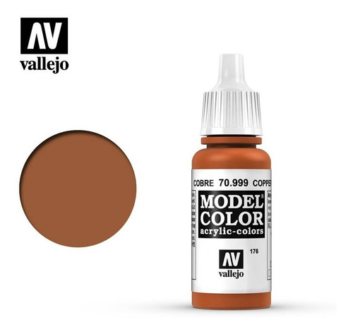 Vallejo Model Color Cobre 70999 Metalizado Botella 17ml