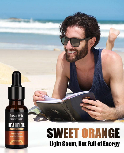 Paquete De 4 Barba Set Aceite Acondicionador Sin Enjuague Ki