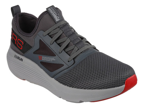 Tenis Deportivo Skechers Go Run 220182x/ccrd Gris Original