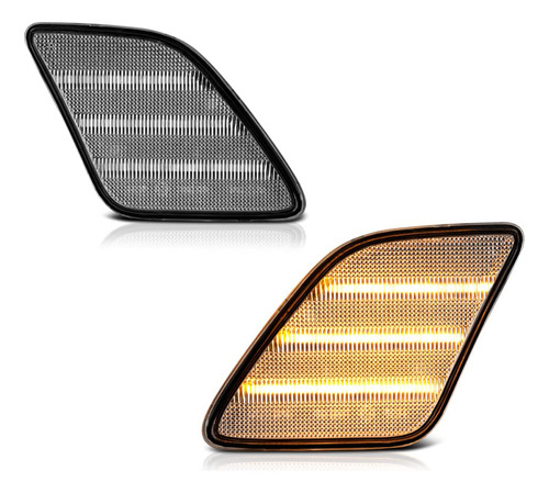 Lampara Delantera Luz Led Cromada Merced Benz W221 S Clase K