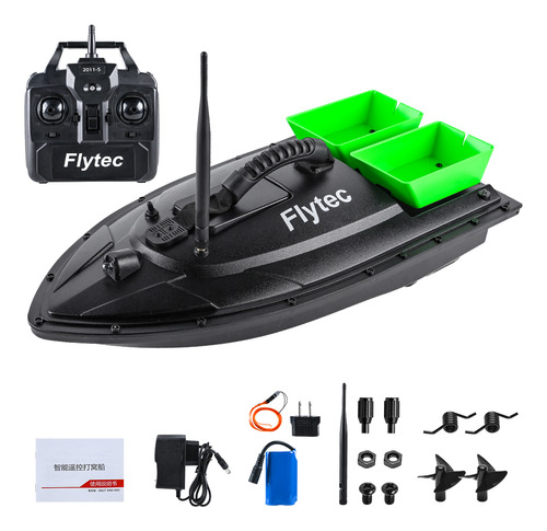 Cebo De Pesca Flytec Con Control Remoto Para Barcos, Doble,