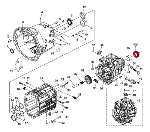 Retén Salida De Caja S10 4x2 2012/2013 Marca Eaton 3361012