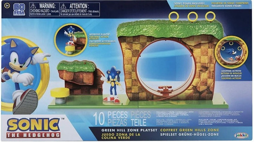 Sonic Escenario Green Hill Zone De Jakks Pacific