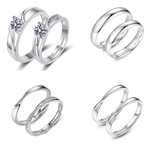 Anillo Elegante Mujer Estilo Coreano Sol Luna Estrella