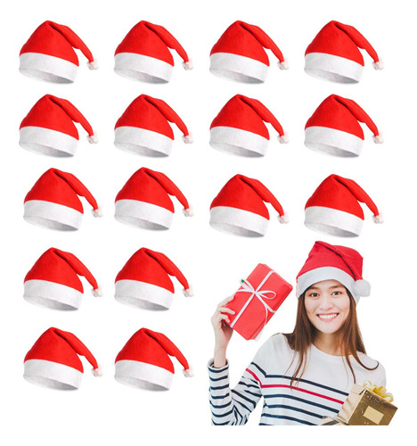 15 Gorros De Papá Noel Gorros Fiesta Navidad Gorros Navideño