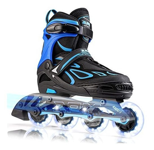 Patines Inline Vinal Girls Con Luces Led- Niños Y Hombres