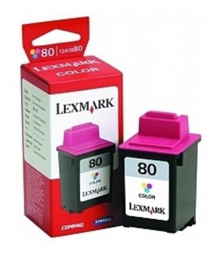 Cartucho Impresora Lexmark 80 12a1980 Tinta Color Original