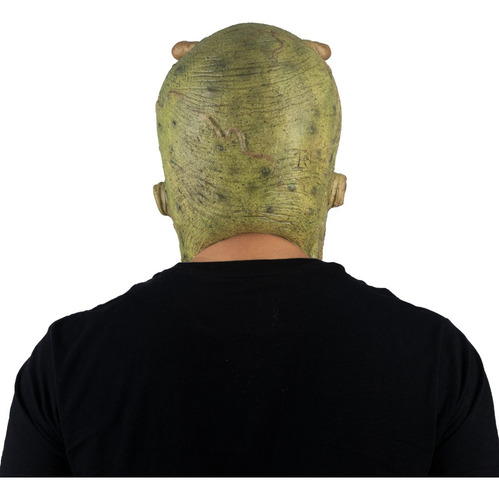 Máscara Alien Rool Extraterrestre Halloween Ghoulish Látex Color Verde