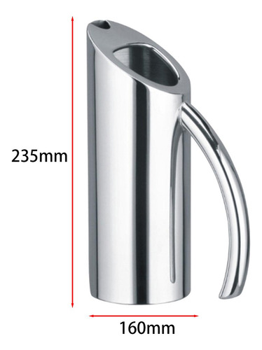 Zk Jarra De Agua De Acero Inoxidable, Jarra Para Bebidas, 1l