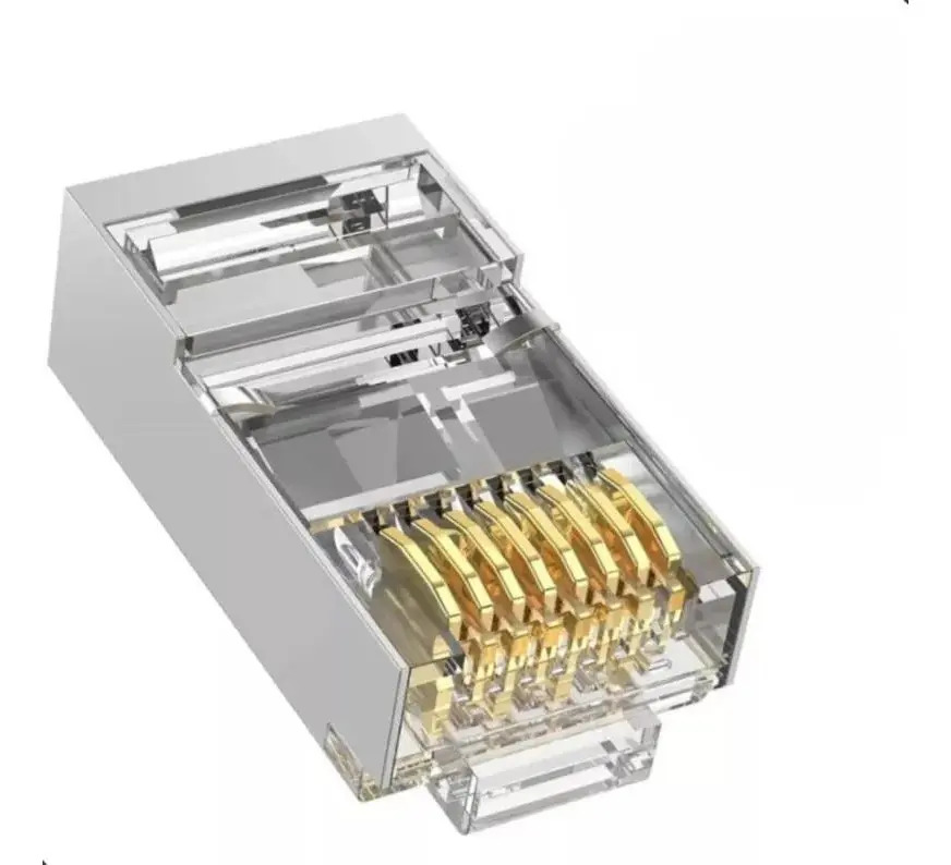 Conector Rj45 Blindado Cat6 Pacote Pacote C/20 Unidades