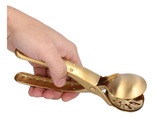 Abridor De Cascanueces Acero Inoxidable Clip Castaño Dorado