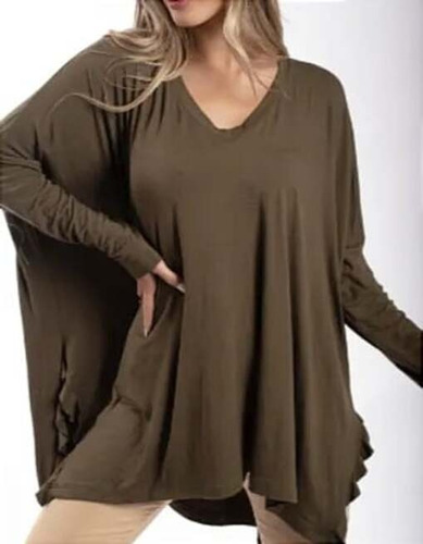 Remeron Oversize Con Volados En Laterales