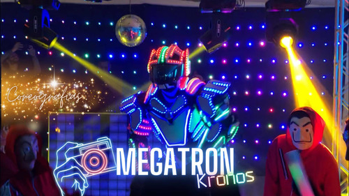 Imagem 2 de 5 de Robô Megatron Para Festas E Eventos.