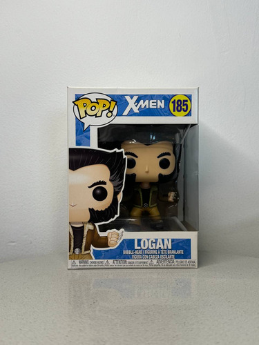 Funko Pop - Logan- #185 - X Men - Marvel (Usado)