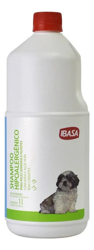 Shampoo Hipoalergênico Ibasa Pet 1 Litro - Imediato