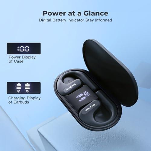 Blitzmax Auriculares Abiertos Inalámbricos Bluetooth 5.3 Con
