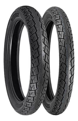 Pneu Yes125/gsr150/dk150 80-100-18 + 100-90-18 Levorin