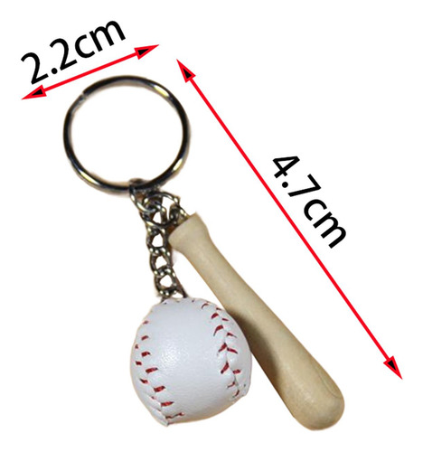 Llavero De Béisbol, Colgante Deportivo, Llavero Con Forma S