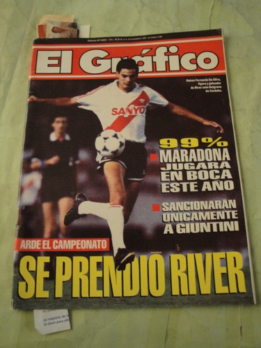 El Grafico 3833 River Boca Racing Remo Rivero Ferro Velez